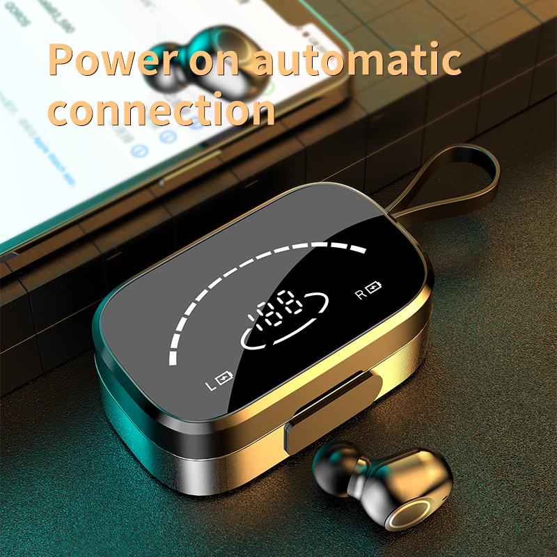 

Headphones & Earphones TWS Bluetooth 3500mAh LED Display Charging Box Wireless Sports Waterproof Earbuds Headsets With Microphone