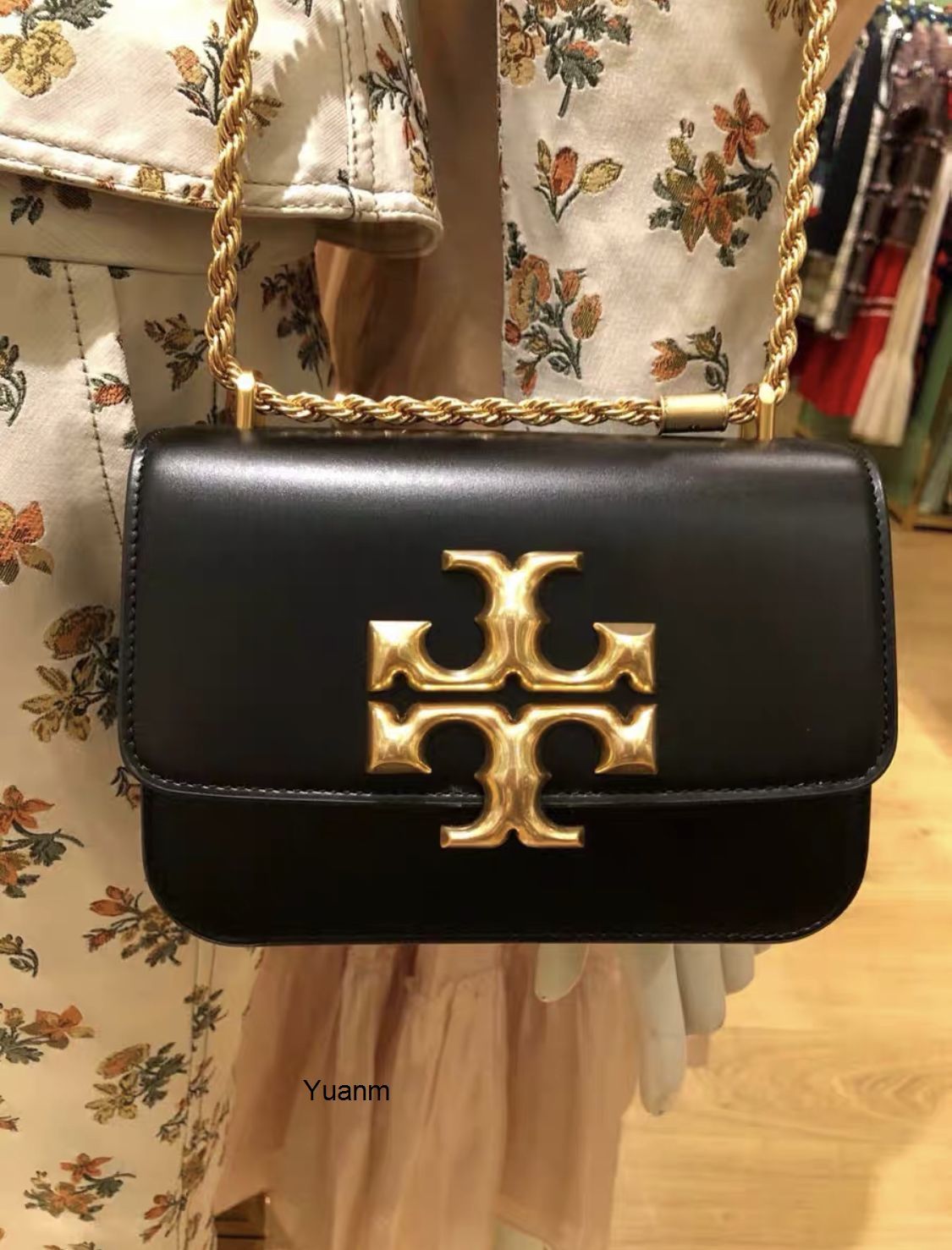 

TB.MK.COA . low women's Eleanor series chain tofu bag small bottom length 18.5 height 11 width 7 UH7U