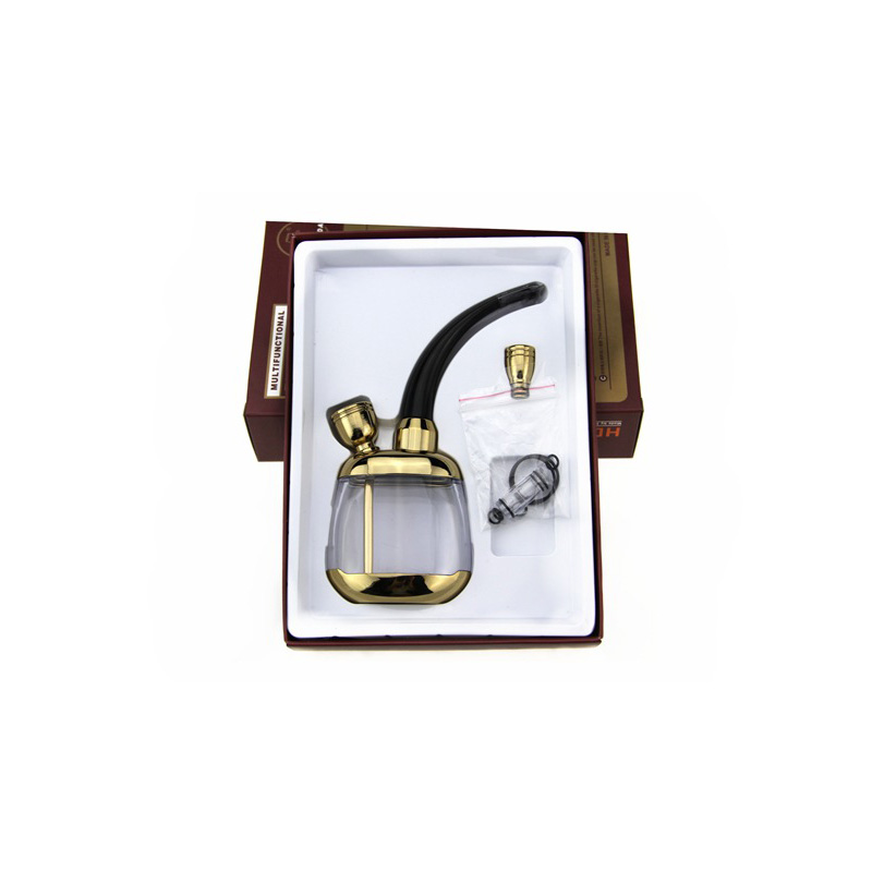 

Creative Mini Portable Water pipe with Bent Type Handmade Smoking Accessories Glass Hookah filter pipes