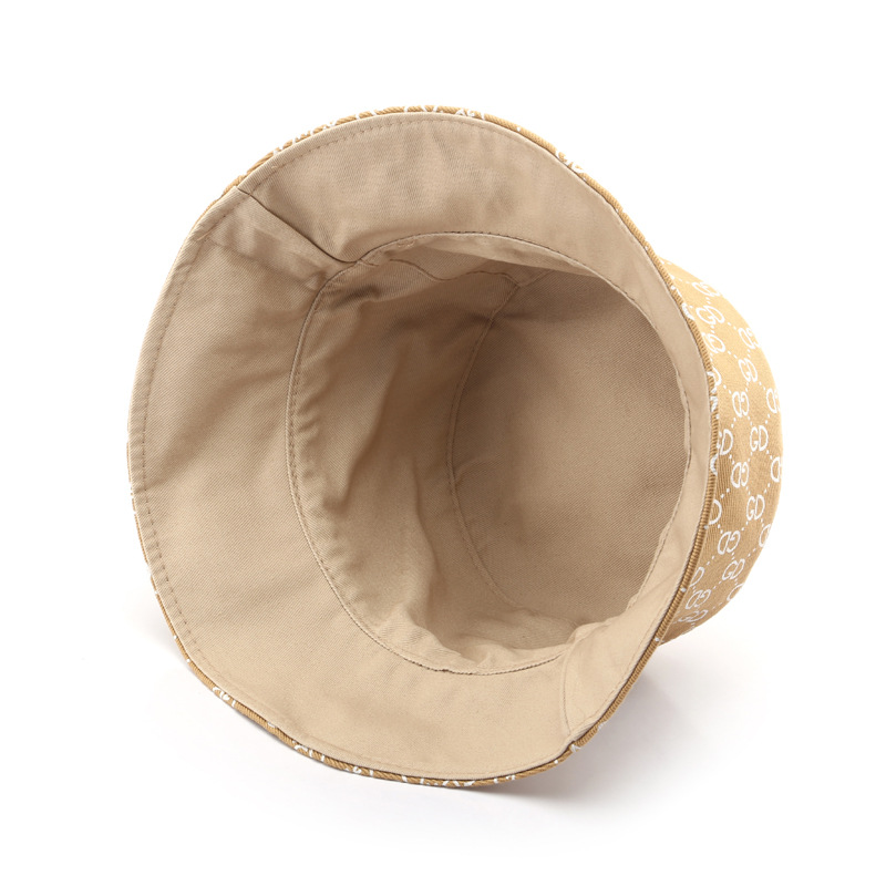 

Japanese and Korean Style Womens Spring and Autumn Fashion Personality Fashion Bucket Hat Outdoor Travel Sun Protection Sun Hat Bucket Hat, Khaki