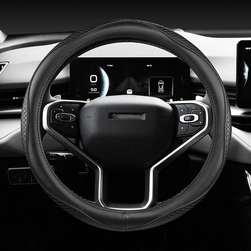 

Steering Wheel Covers Genuine Leather Car Cover 38cm For Haval H1 H2 M6 M4 H4 H5 H6 H3 H7 H8 H9 F5 F7 F7S Accessories