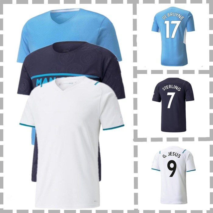 

21 22 MaN soccer jerseys 2021 2022 CITY GREALISH FODEN STERLING football shirt manchester Esprots DE BRUYNE GESUS BERNARDO MAHREZ RODRIGO men kids kits, Grey