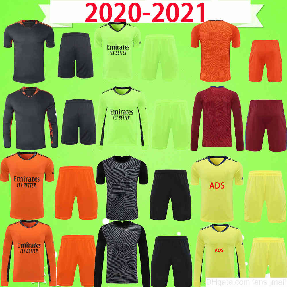 

Adult kit 20 21 ALISSON LENO 2021 DE GEA goalkeeper Soccer Jerseys suit HENDERSON Football shirt uniform mens set Uniform ADRIAN long short sheeve, Black