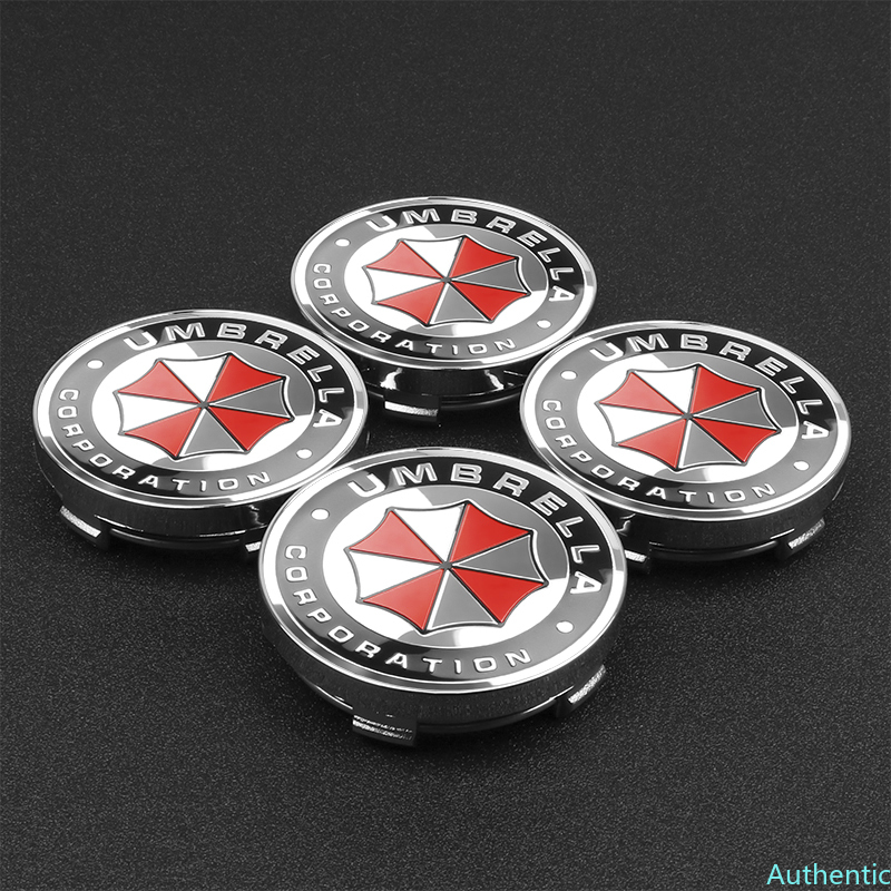 

4PCS 56/60MM Car Wheel Center Hub Caps Umbrella corporation Badge Emblem Sticker Decal For BMW Audi KIA Ford Toyota Suzuki Lada