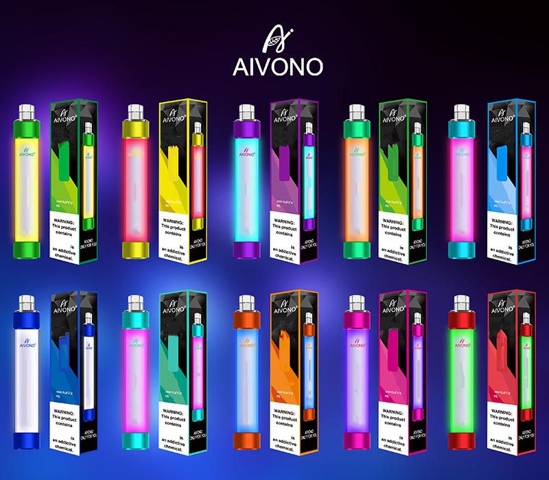 

AIM Fire Light 1000PUFFS Disposable vape pen with packing box 400mAh battery AIVONO 10 flavors
