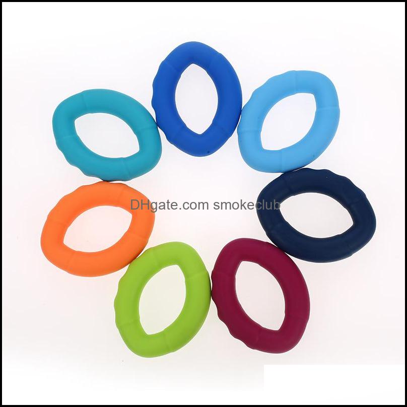 

Grips Equipments Supplies & Outdoors Sports Fitness Hand Grip Ring Finger Olive Shape Handgrip Solid Silica Gel Trainer Portable Small And E, Red