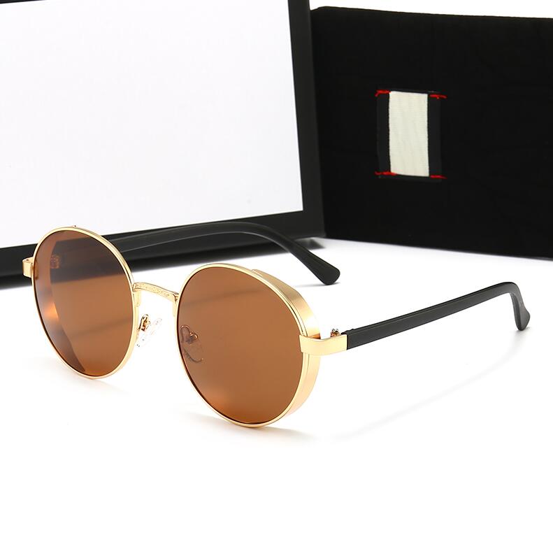 

2021 luxury sunglasses for men and women Universal classic fashion Round frame summer glasses designer wholesale high qualit with box