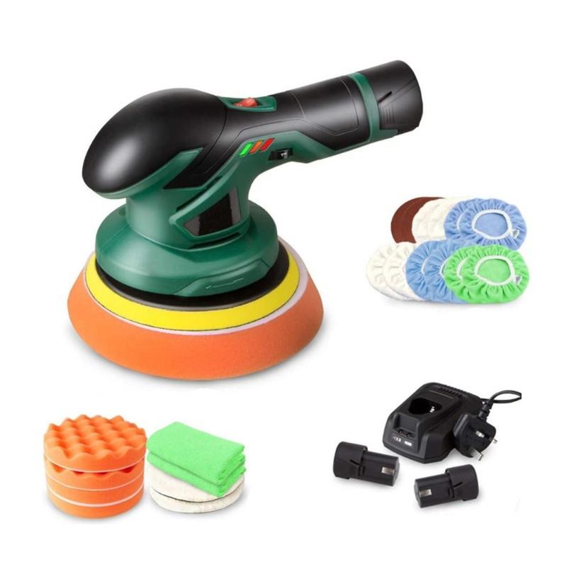 

Care Products Cordless Car Polisher 24W 12V Wireless DA Polishing Machine Brushless Dual Action Buffer Free 2pcs 2.0Ah Lithium Battery