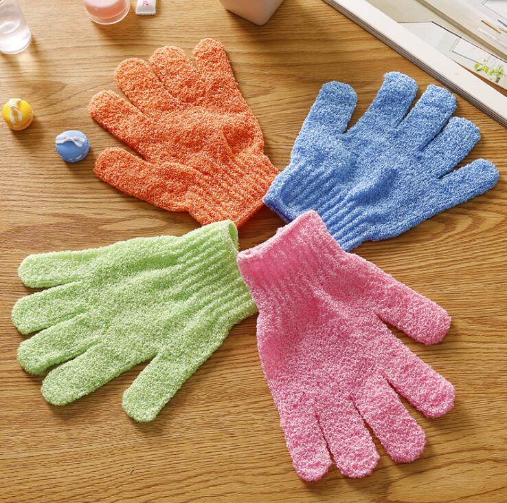 

500pcs Cleaner Cloth Bath Glove Scrubber Moisturizing Spa Skin Care Exfoliating Gloves Washing Clean Face Body