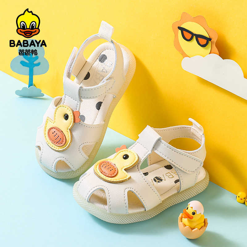 

Babaya Children's Sandals Girls Cartoon Casual Shoes Baby Beach Shoes 2021 Summer New Baby Girl Shoes Non-slip C0602, White