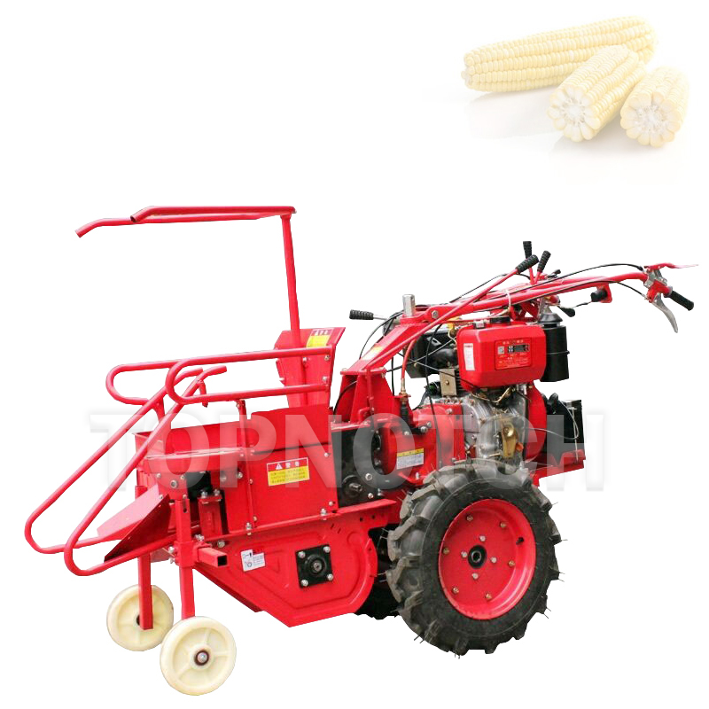 

Corn Reap Machine Small Household All in one Maize Stalk Crusher Picking Corns Maker