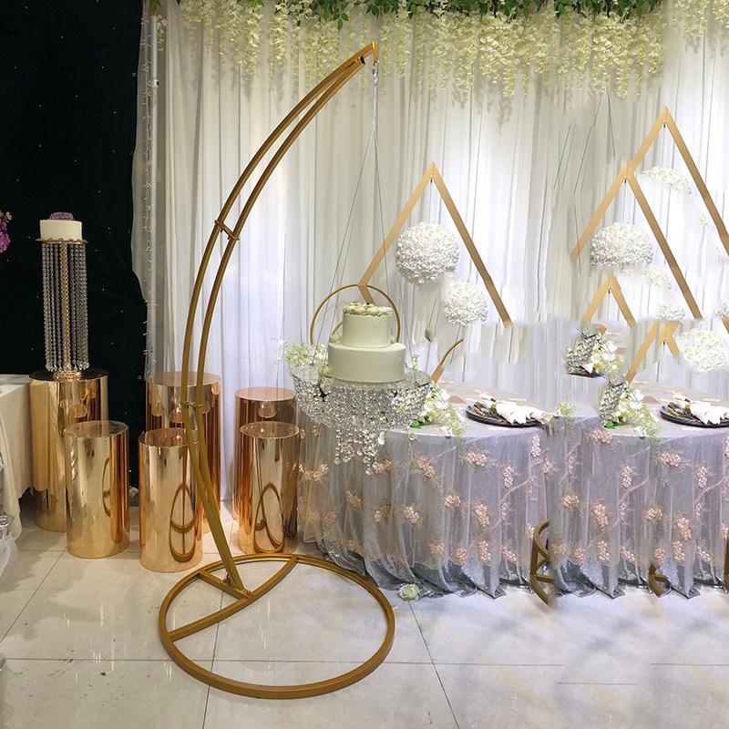 

Party Decoration 17.7 Inch 24inch Cake Stand Hang Wedding Hanging Chandeliers Clear Tray