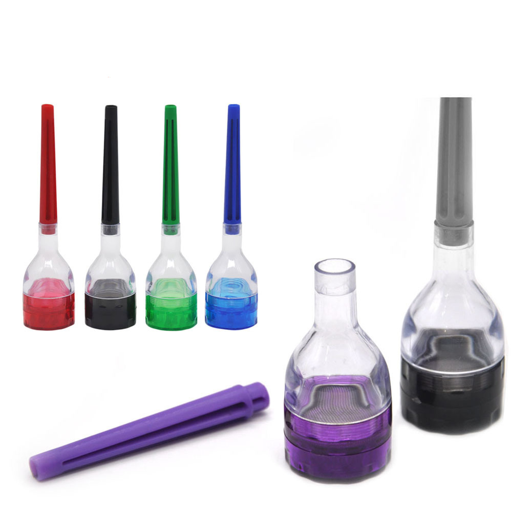 

Smoking Herb Grinders 4 Parts Paper Cone Roller Tobacco Filler funnel tools with cigarette rolling machine