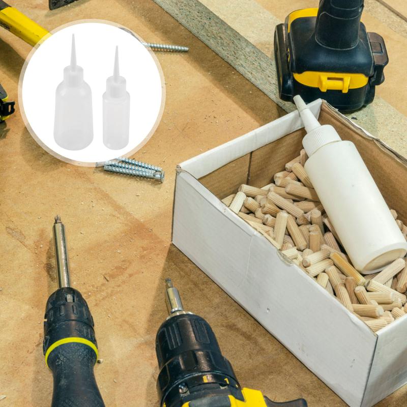 

Storage Bottles & Jars 20pcs Plastic Squeeze Small Clear Empty Squirt Bottle Pointed Glue