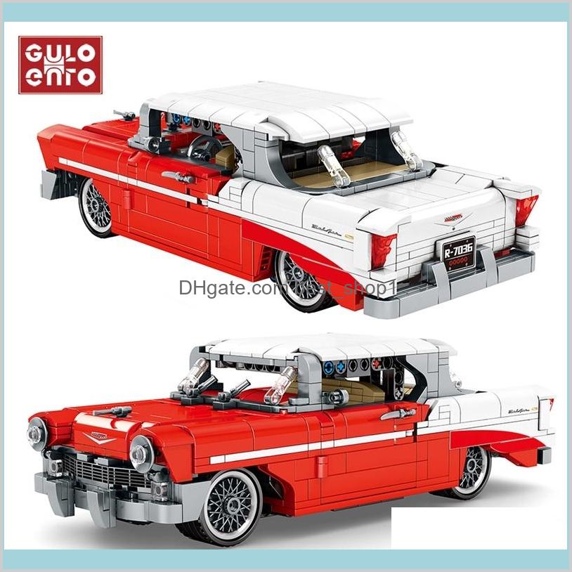 

Technic Classic Red Vintage Vehicle Building Blocks City Pull Back Car Creator Ideas Bricks Children Toys Birthday Gifts Lj200928 Uxspn