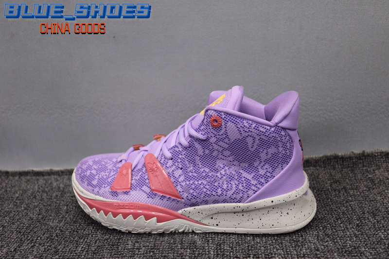 

2021 Kyrie 7 7s Basketball Shoes Men Women Purple Flower Casual Mid Sports Sneaker, Customize