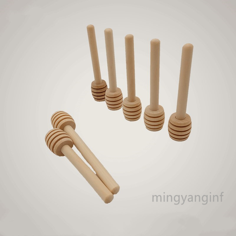 

Tools Honeycomb Stick Wooden Honey Dipper Mini Honeys Jar Dispense Drizzle Wedding Party Gift MY-inf0537