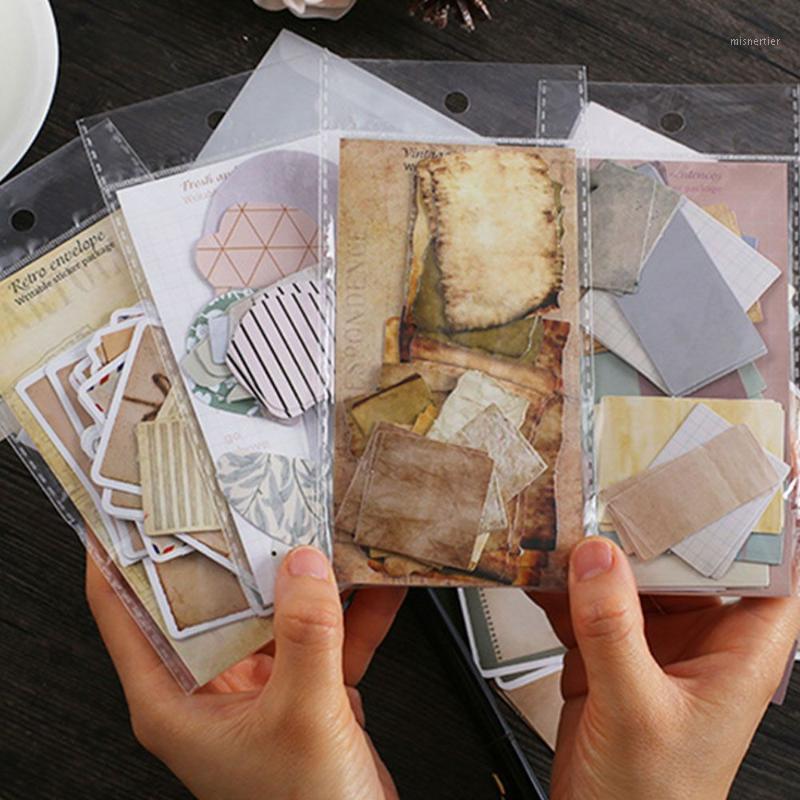 

Gift Wrap 45 Sheets/Pack Fashion DIY Diary Journal Retro Writing Stickers Scrapbooking Stationery