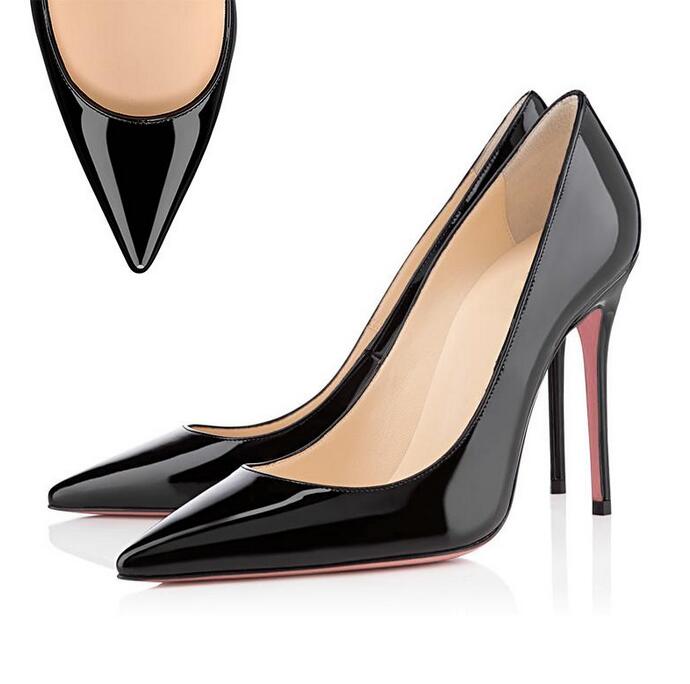 

luxury brand Red Bottoms High Heels Womens Dress Shoes Loafers Women Luxurys Designers Black White Leather Fashion Pumps Ladies Wedges Party Sneakers size 35-42, Color 24