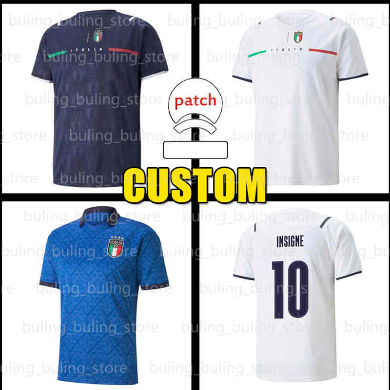 

Fans Player version 2021 Italy soccer jerseys INSIGNE Renaissance 21 22 football shirt set CHIELLINI BONUCCI BERNARDESCHI BELOTTI BARELLA men kids kit uniforms 02, Men jersey(yi da li)