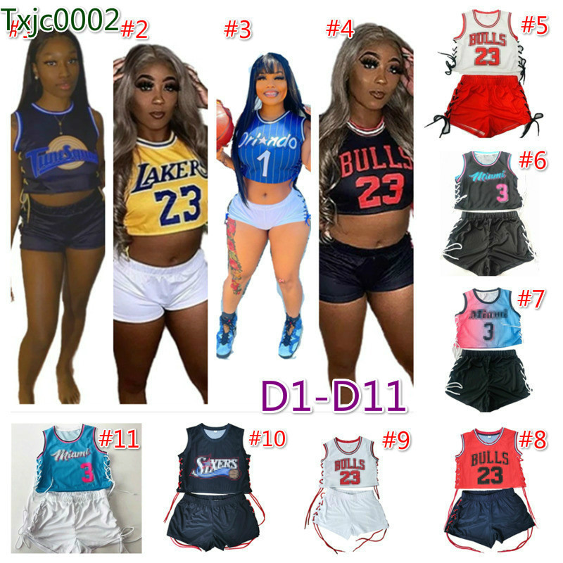 

Women Tracksuits Two Pieces Set Designer Uniforms Letters Cartoon Pattern Printed Summer Shorts Sexy Chest-wrapped Yoga Pants S-XXL 6 Styles Available, Yellow -9