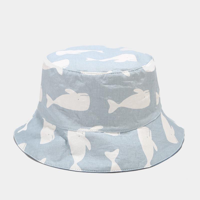 

Wide Brim Hats 2021 Cotton Print Two Side Wear Bucket Hat Fisherman Outdoor Travel Sun Cap For Women 139, Black