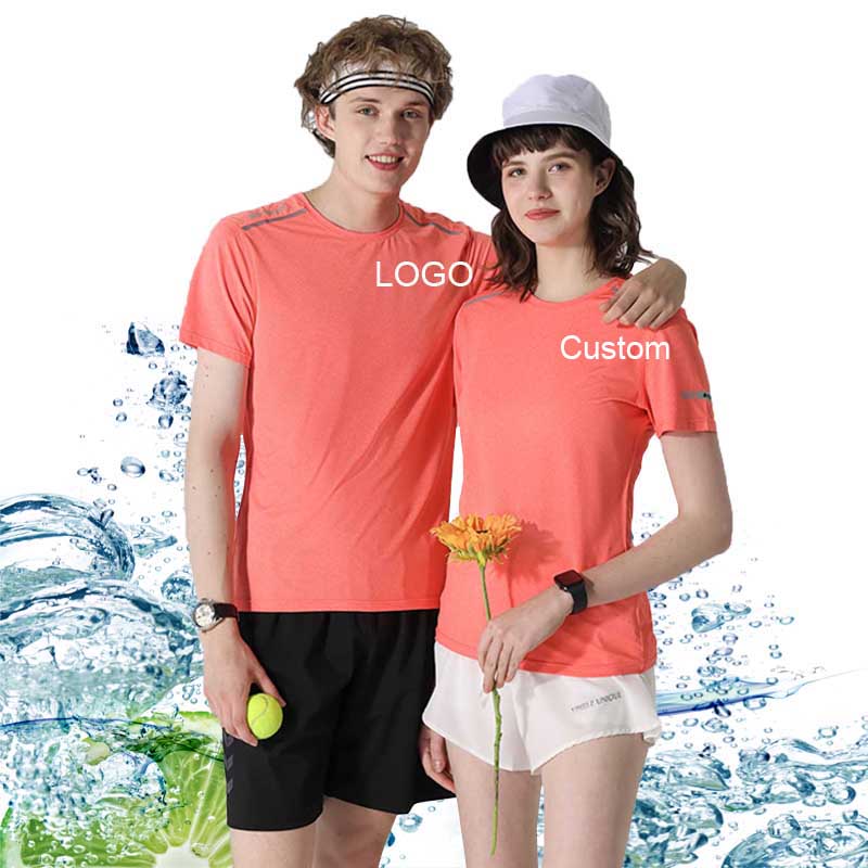 

Your Text Print Custom T shirt Quickly Dry Tee Shirts Logo Couple Tops Retail Wholesale