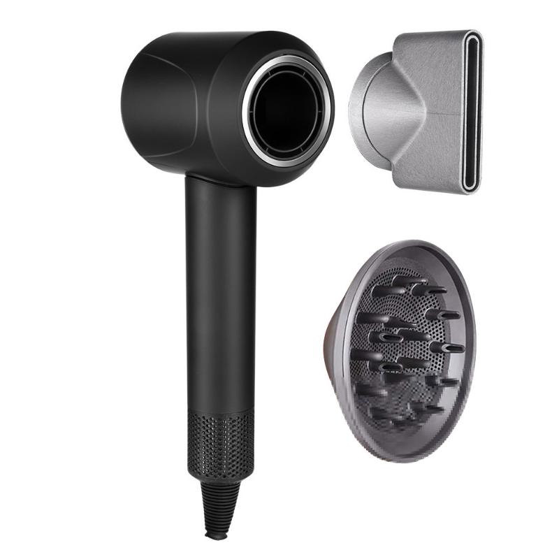 

Electric Hair Brushes Professional Anion Leafless Blow Dryer Magnetic Diffuser Mouthpiece Salon Strong Wind Light Weight Fast Drying Hairdry