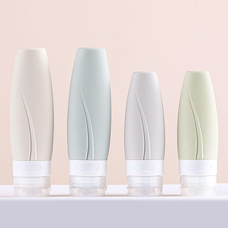 

Storage Bottles & Jars 60/90ml Portable Silicone Refillable Bottle Travel Packing Lotion Shampoo Cosmetic Squeeze Containers