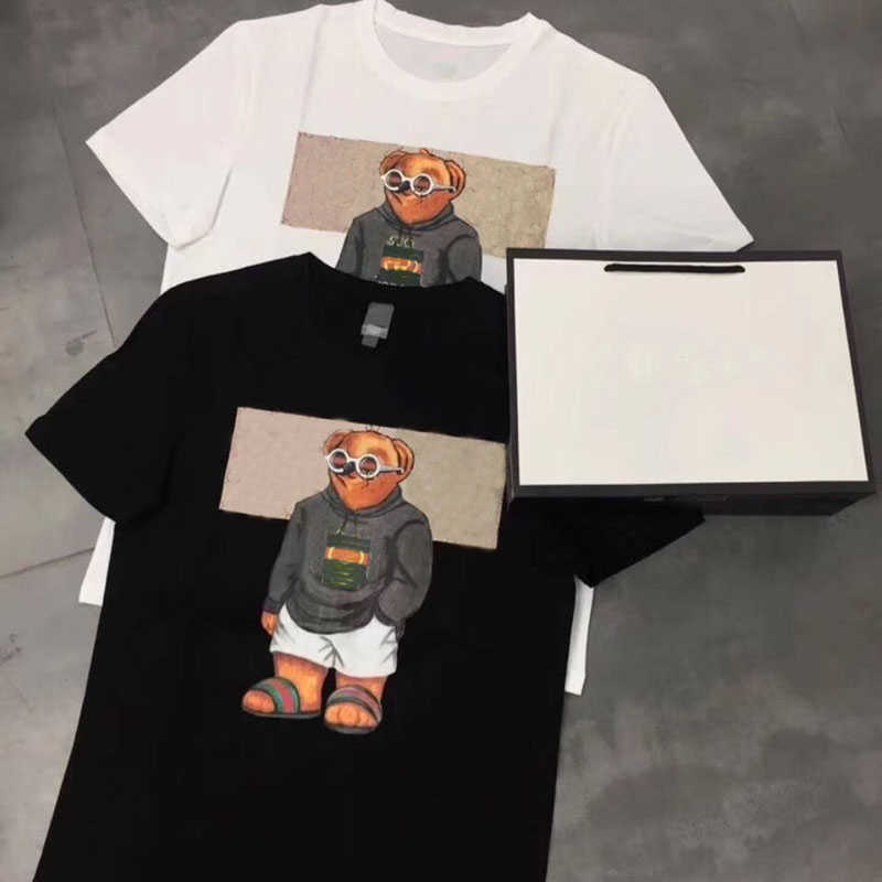 2021 NEW Pringting Tee Cotton Summer Street Skateboard Mens T-shirt Men Women Short Sleeves Casual Tee Size S-4XL-image-753000387