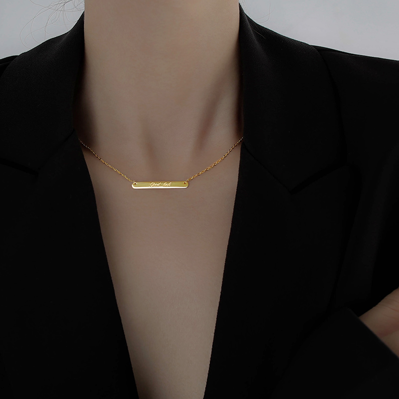 Long necklace female sense of niche design chain necklace wind clavicle contracted temperament-image-708897744