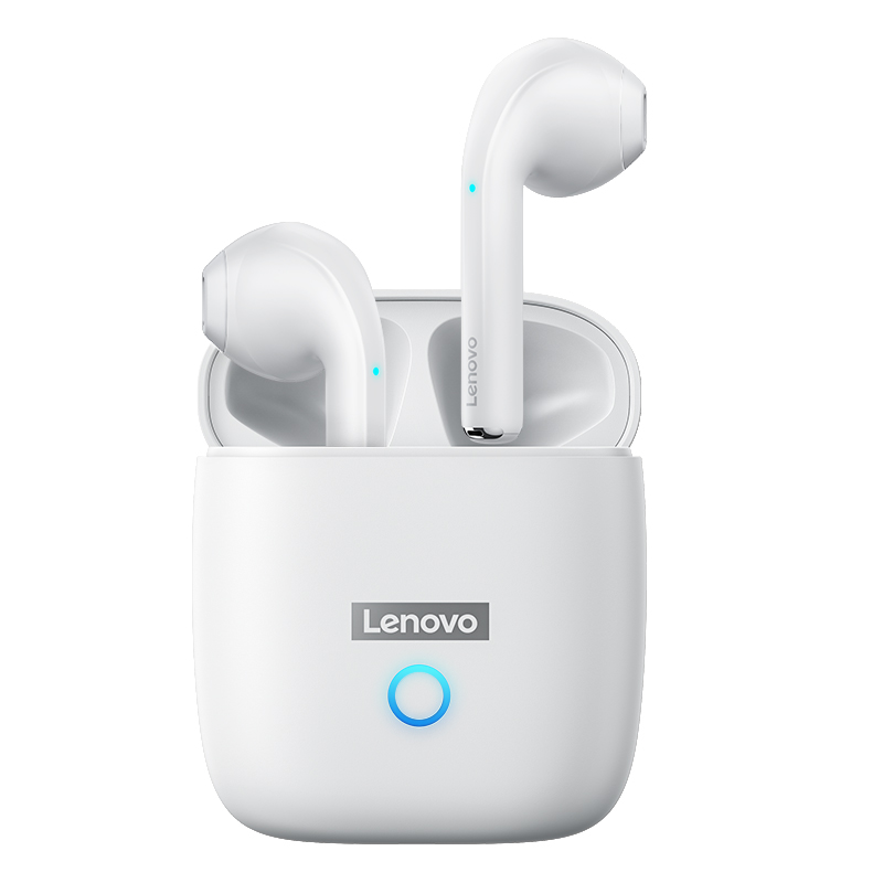

Lenovo LP50 Earphones TWS Bluetooth Wireless Earbuds Earphone Sports Gaming Headset for IOS Android with Microphone 3D Stereo Headphone, White
