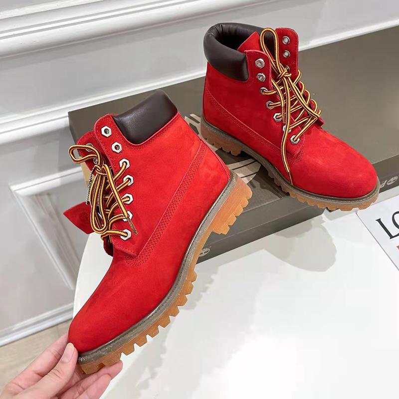 Fashion Men Boots Designer Mens Womens Leather Shoes Top Quality Ankle Winter Boot for Cowboy Yellow Red Blue Black Pink Hiking Work 36-45 oygreedfd