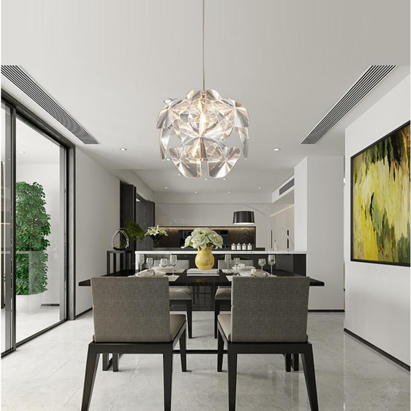 

Pendant Lamps Modern Luxury Laser Shell Chandelier For Living Room Bedroom Dining Table Kitchen Hanging Light Fixutures Lustre Suspension