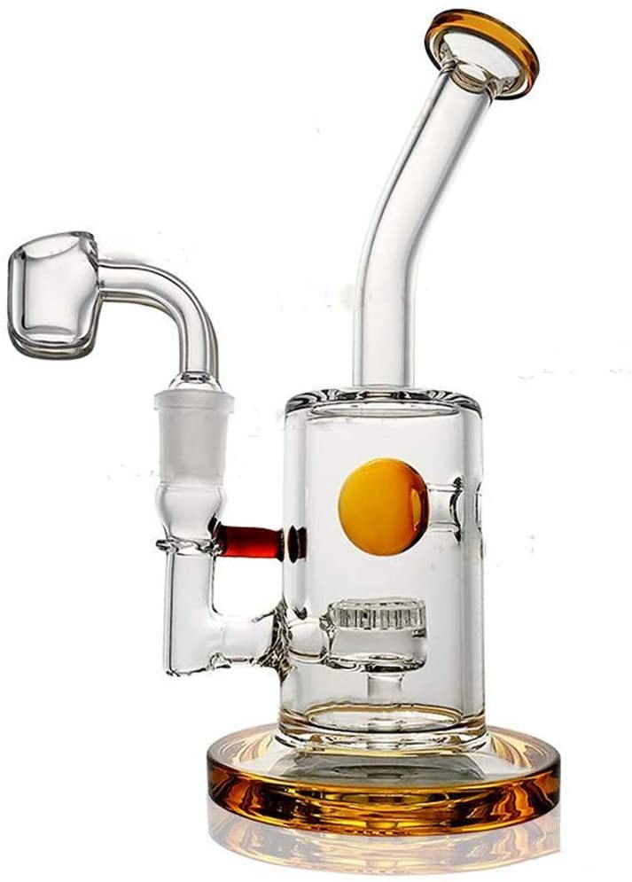 

8.2 inches beaker bong hookahs smoke water pipes heady dab rigs smoking accessories chicha recycler with 14mm banger