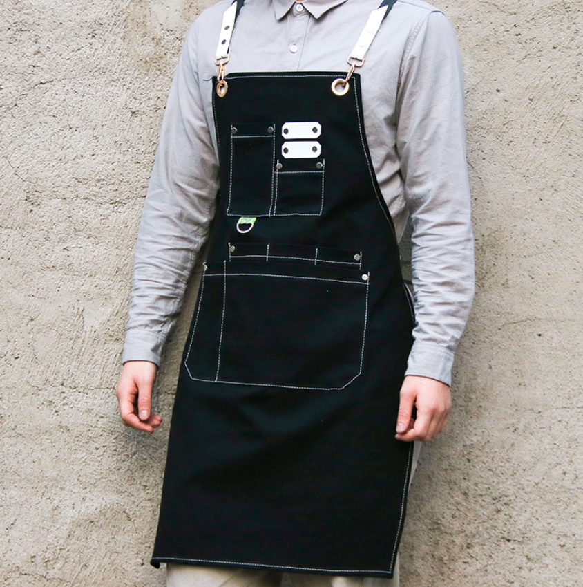 

Aprons Textiles Home & Gardencanvas Apron Crossback Straps Barista Bartender Waitstaff Pastry Chef Uniform Bakery Restaurant Florist Gardene