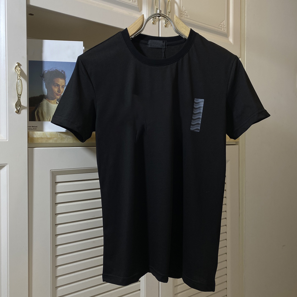 

Summer 2021 mens t shirt fashion print designer pullover round neck couple clothing Asian size, White;black