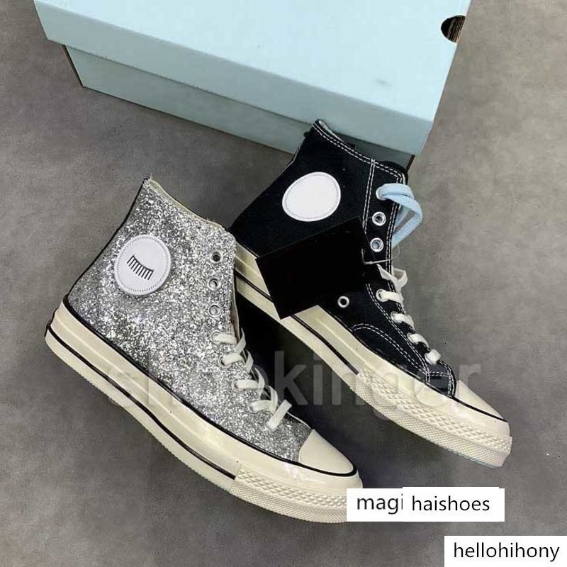 

Canvas Star 70s Chiara Casual Mens Chuck 1970S Sequin High Womens Ferragni Shoes