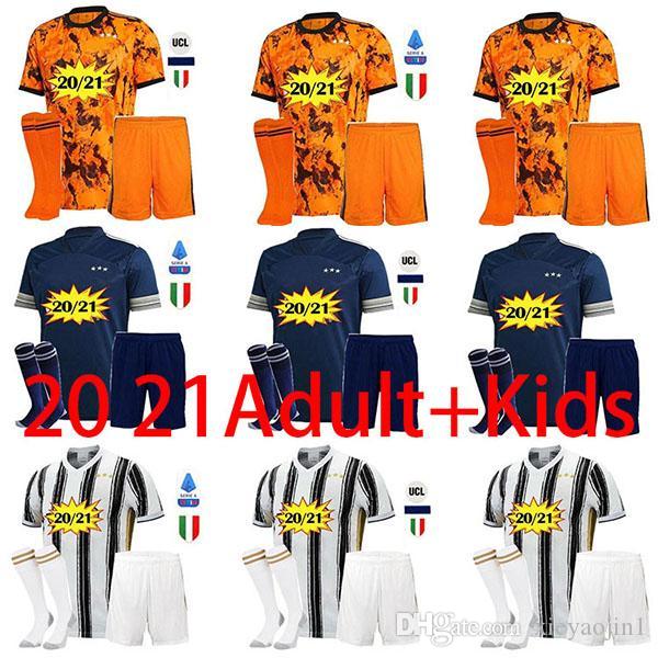 

Fans JUVENTUS soccer jersey 2020 2021 football shirts RONALDO DE LIGT 20 21 DYBALA RAMSEY JUVE Third away adult + Kids kit socks uniforms, Black;yellow