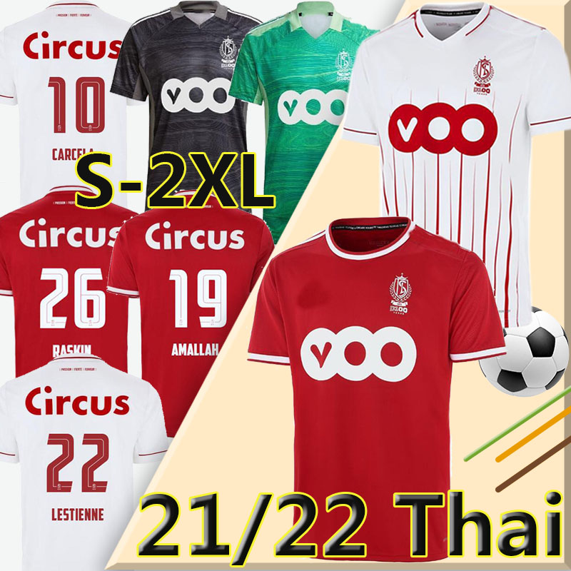 

21/22 Standard Liège soccer jerseys special edition 100 years LESTIENNE AMALLAH 2021 2022 R.Standard de Liege VANHEUSDEN LAIFIS RASKIN CARCELA football shirts, Biaozhunlieri 21-22 home