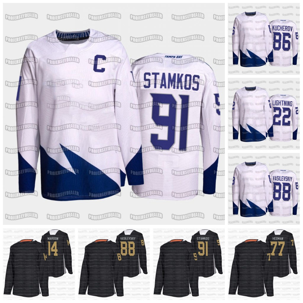 

86 Nikita Kucherov 2022 Stadium Series Jersey Steven Stamkos Andrei Vasilevskiy Brayden Point Patrick Maroon Victor Hedman Alex Killorn Anthony Cirelli, 3x cfp national womens s-2xl