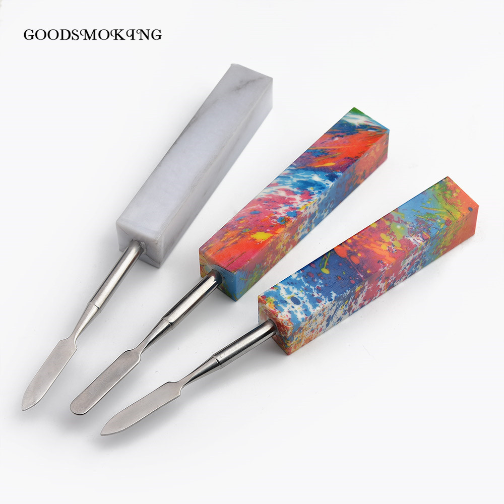 

Metal Dabber with Resin Holder Smoking Tool for Quartz banger oil rigs 1824
