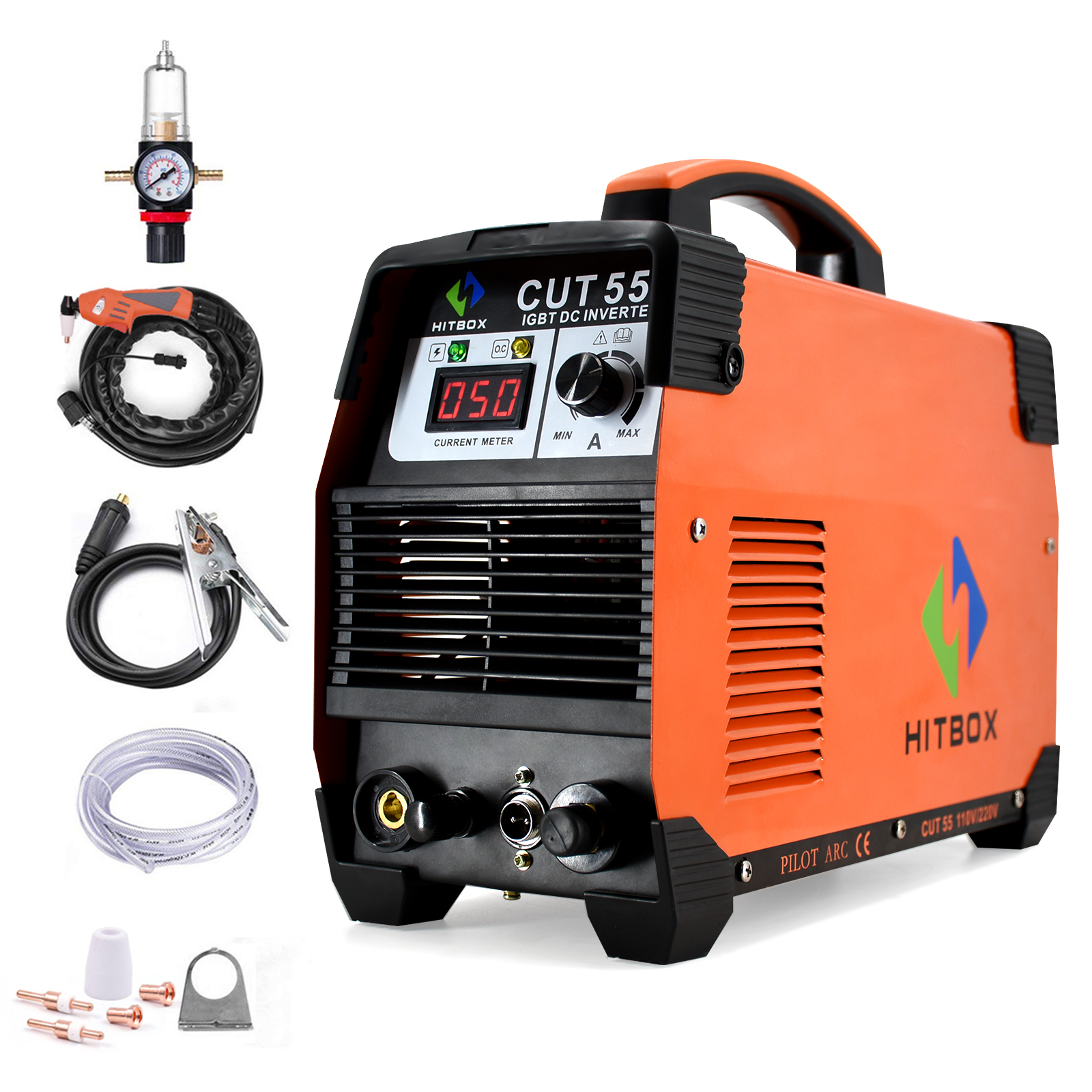 

Dual Volt Air Plasma Cutters Steel welders Machine 110V/220V 50A