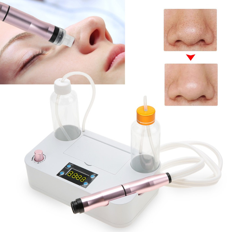 Oxygen Hydrocycle Facial Machine Aspiration sous vide Nettoyer les points noirs Enlèvement de l'acné Pores Injection d'oxygène Peau Soins du visa
