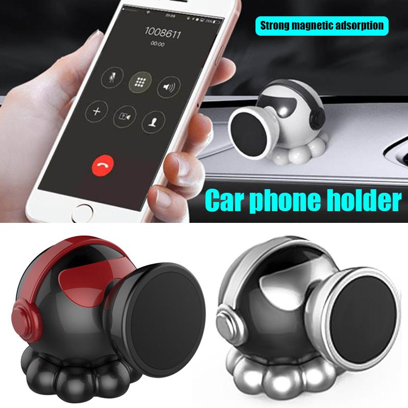 

Cell Phone Mounts & Holders Super Magnetic Car Bracket Small Octopus Shape Mobile Black White Red LHB99