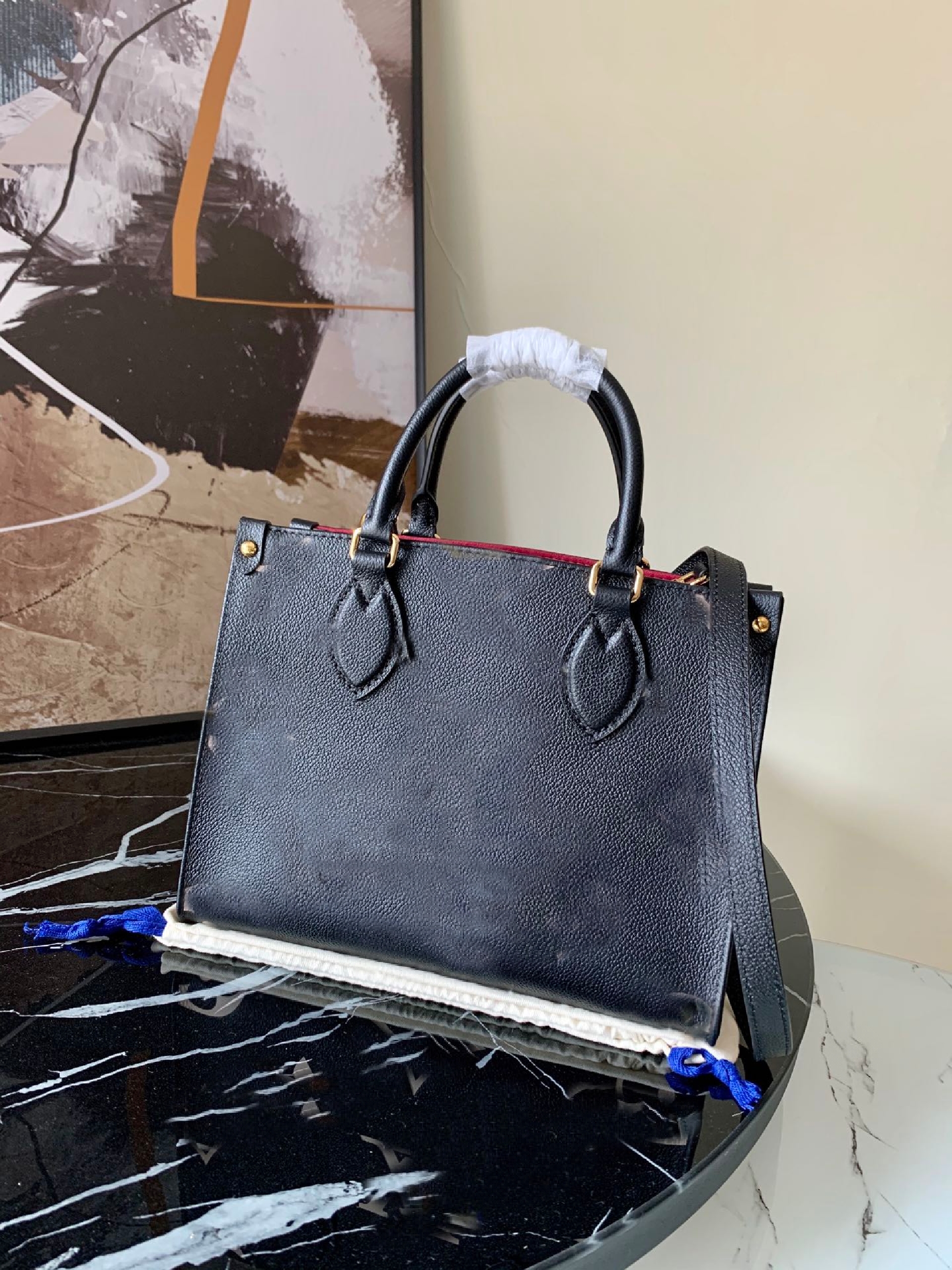 

Ladies bag handbag designer fashion temperament large capacity single shoulder messenger square, Black