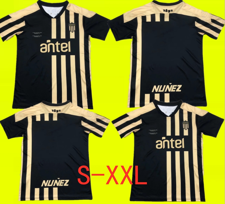 

21 22 Uruguay Penarol Soccer Jerseys Special version Años the latest Home Commemorative Edition 2021 2022 Club Atlético Peñarol C.RODRIGUEZ Gargano football shirts, Black