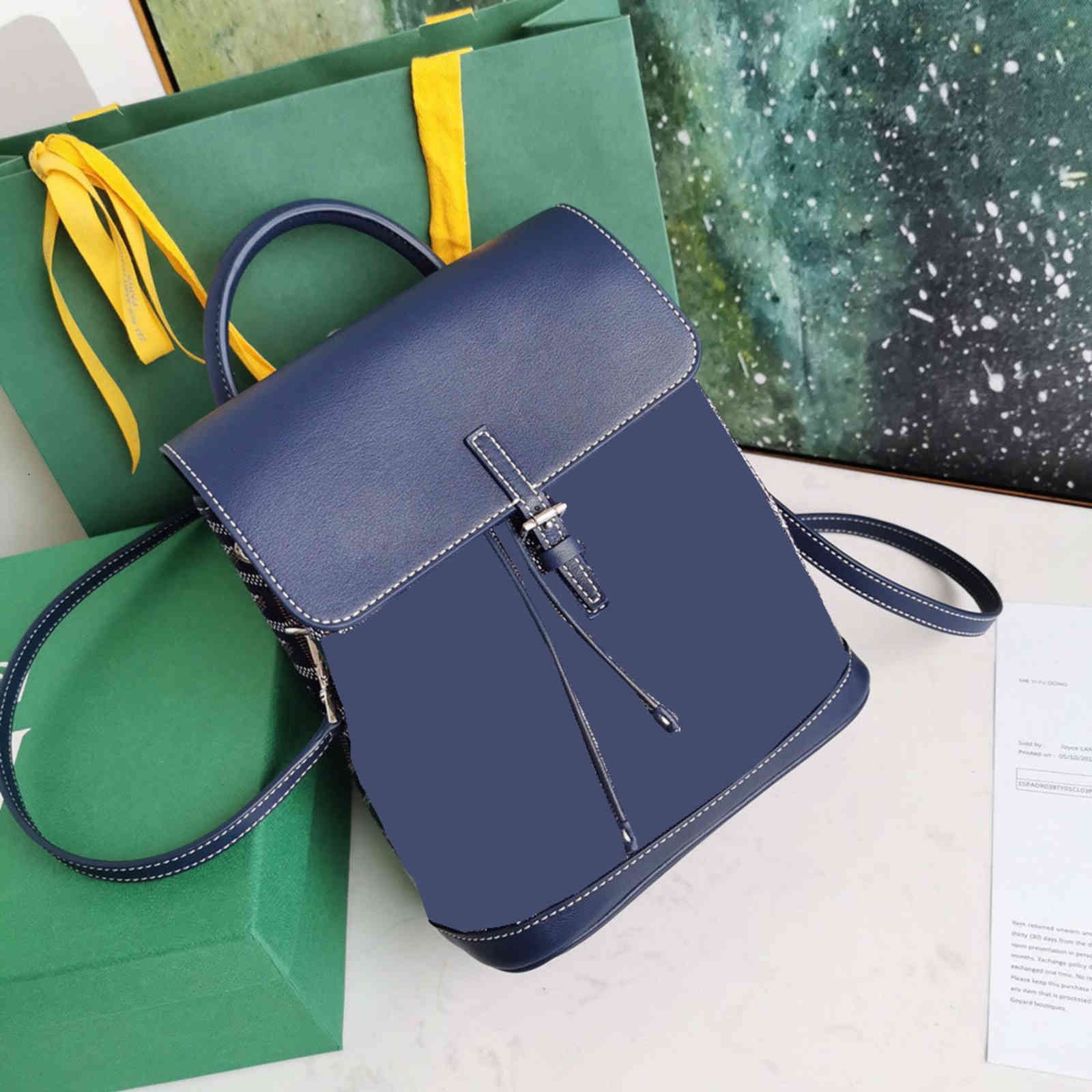 

bags 2021 goya. Backpack Style Purse Fashion designer Genuine Leather top quality Handbags Soft women ladies Shoulder totes wallet popular, New black (mini)