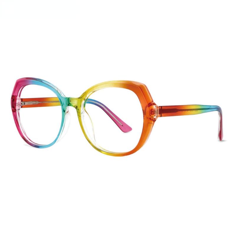 

Sunglasses Round Colours Anti Blue Light Glasses Frames Women Fashion Computer Eyeglasses