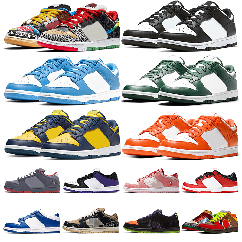 

dunk men women low trainer shoes dunks What The Paul University Blue Michigan Black White Syracuse TS De La Soul Chicago Chunky Dunky fashion sports sneakers, #23
